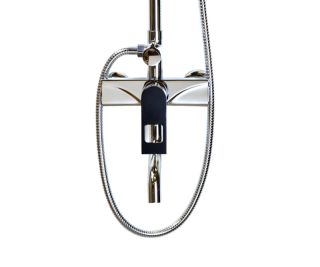 Душевая система Bronze de Luxe Element EL77/1CB, хром/черный